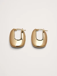 Ravena U-Profile Earrings by Aureus + Argent
