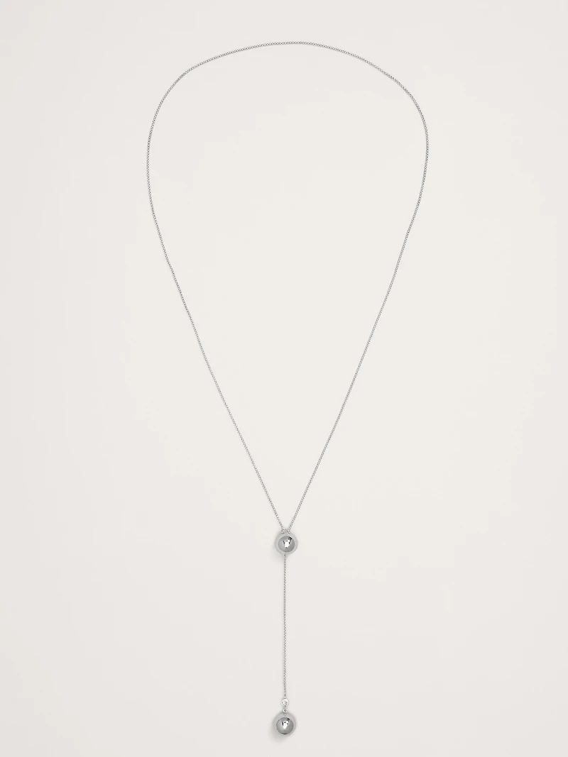 Spheres Y Necklace by Aureus + Argent