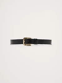 Ring Statement Leather Belt