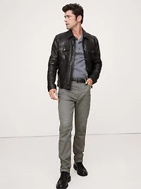 Slim Linen-Cotton Traveler Pant