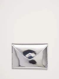 Leather Mini Envelope Pouch