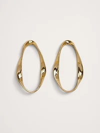 Mobius Hoop Earrings by Aureus + Argent