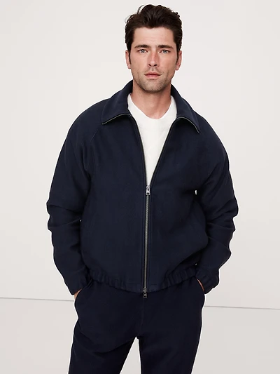 French Terry Zip Sweatshirt