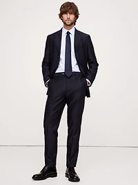 Signature Italian Hopsack Suit Pant
