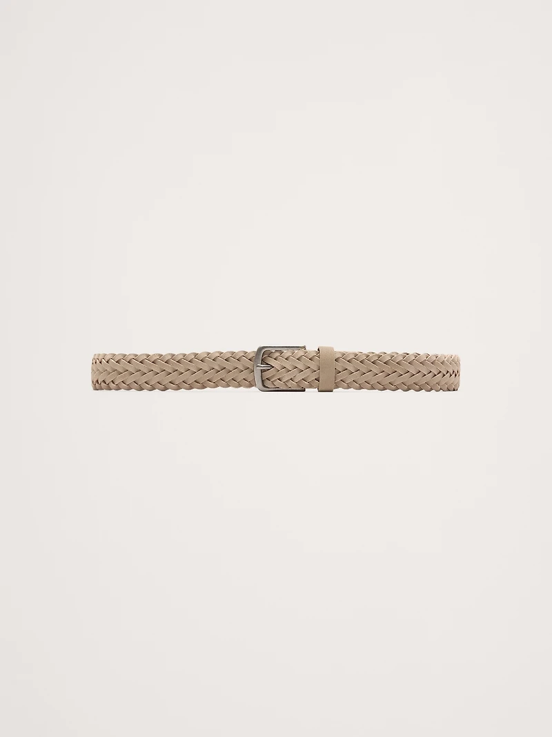 Braided Suede Belt