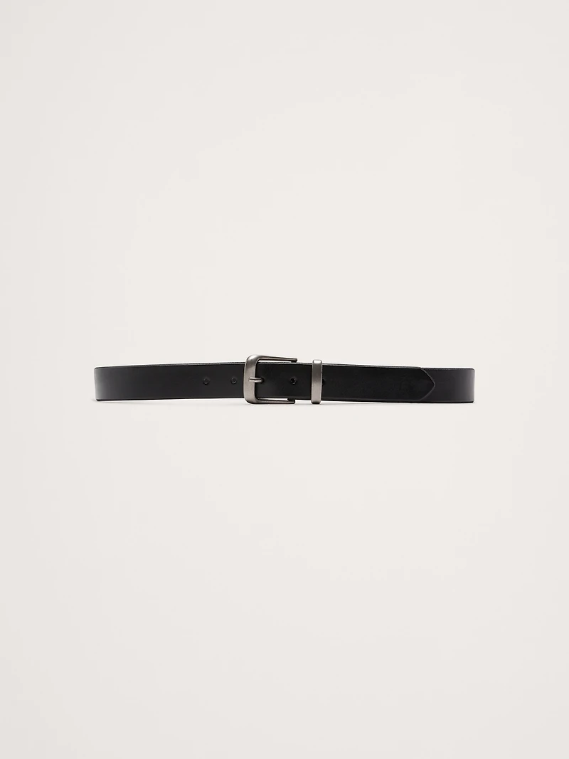 Metal Catch Leather Belt