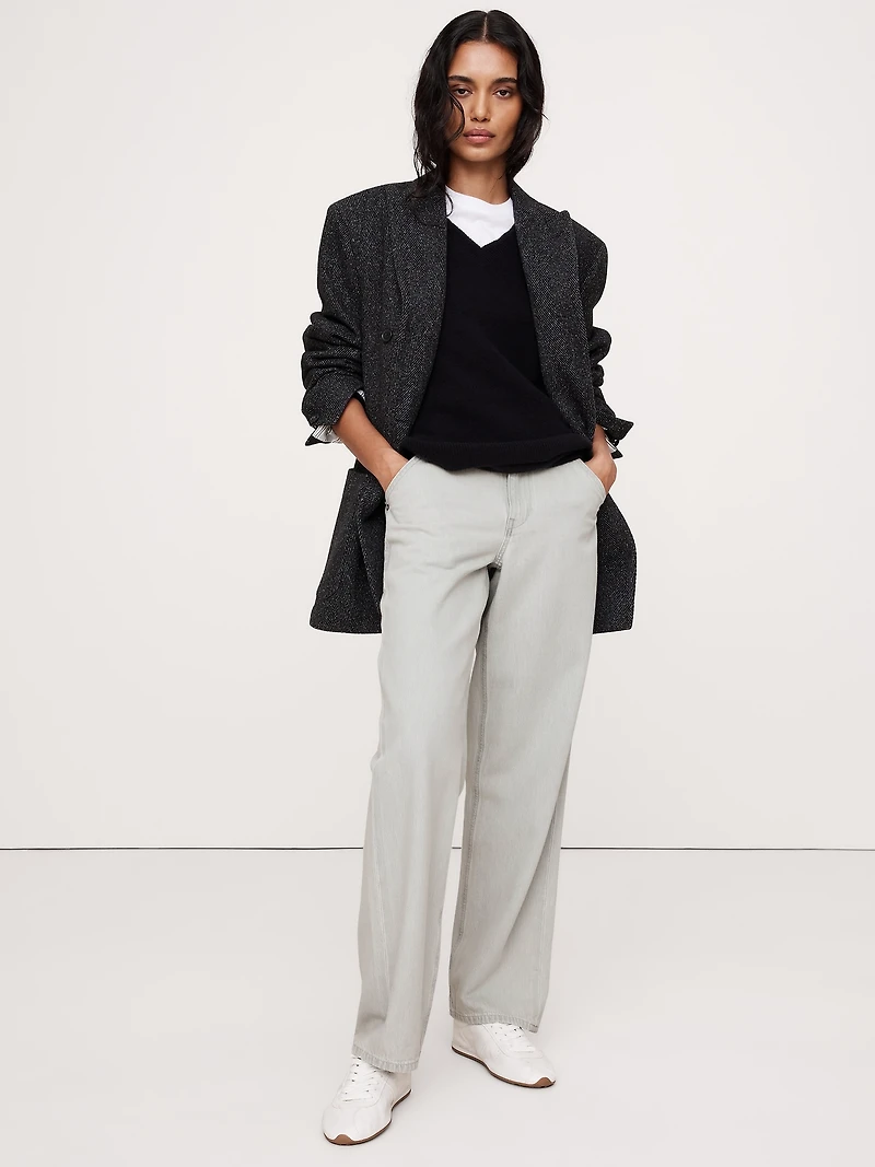 Mid-Rise Slouchy-Straight Jean