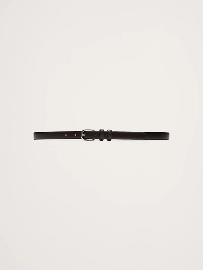 Slim Leather Belt