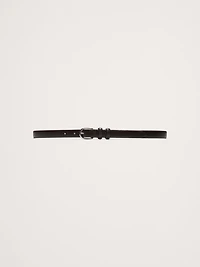 Slim Leather Belt