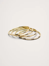 Brass Bangles Set of 4 by Aureus + Argent