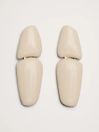 Shapes Double Tab Earrings by Aureus + Argent