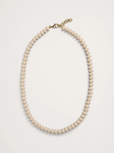 Bicone Bead Necklace by Aureus + Argent