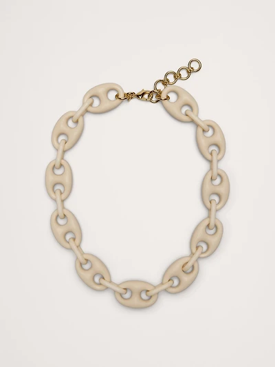 Ivory Mariner Link Necklace by Aureus + Argent