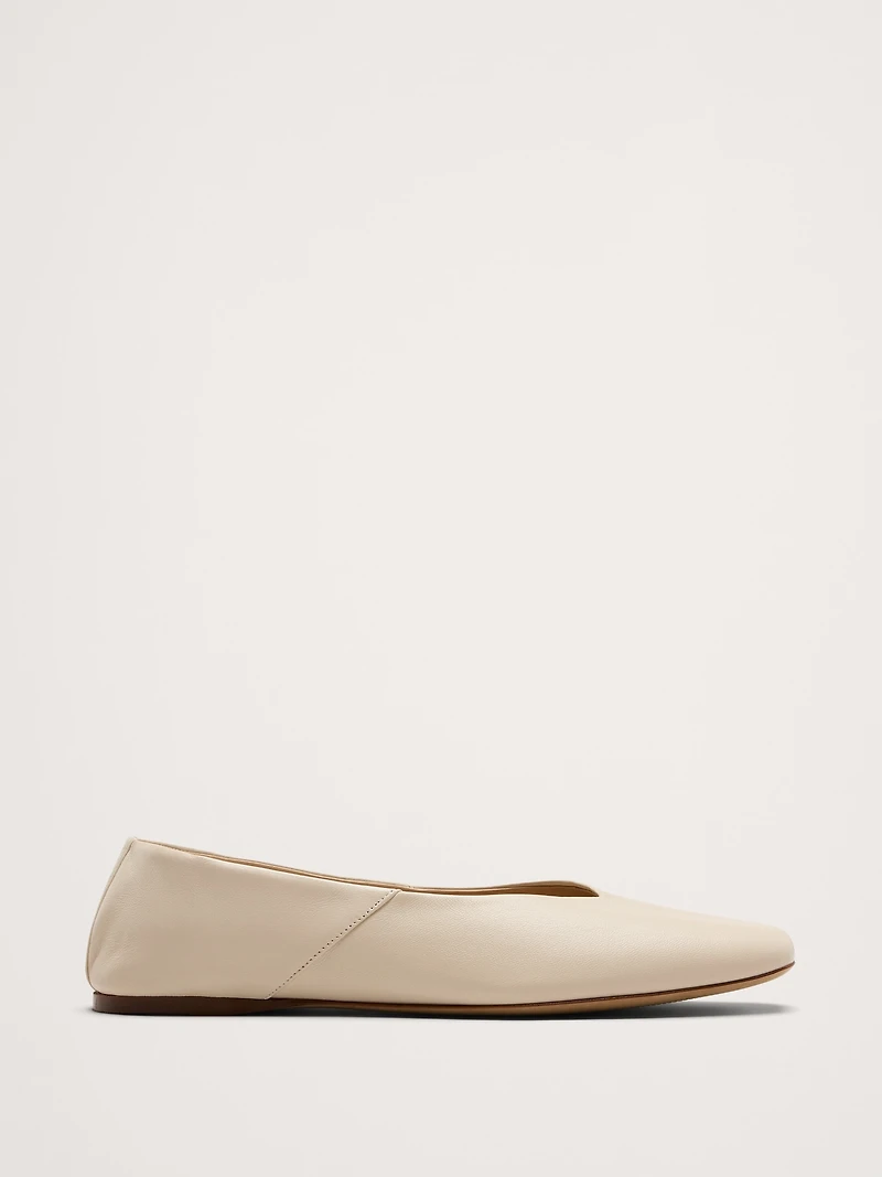 Italian Leather Ballet Flat