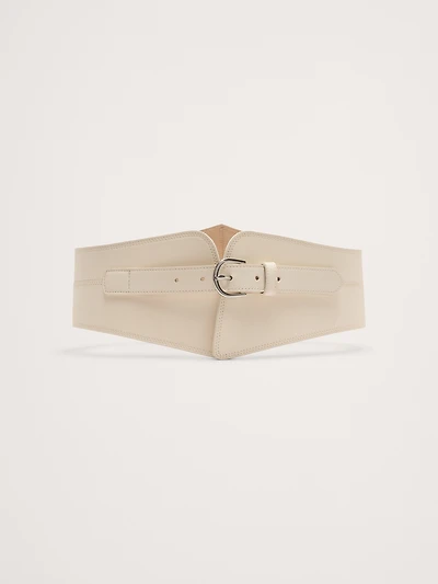 Leather Corset Waist Belt