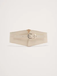 Leather Corset Waist Belt
