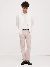 Athletic Slim Linen-Cotton Chino Pant