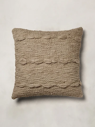 Hand-Carded Merino Pillow