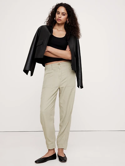 Super-Soft Soma High-Rise Barrel Pant