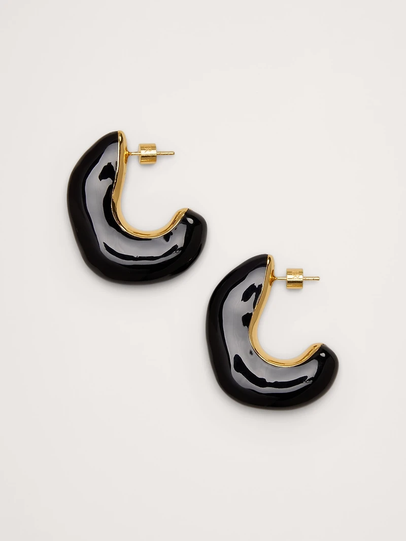 Gold & Black Mix Earrings