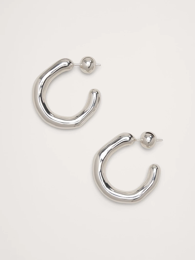 O-Ring Sculpted Earrings