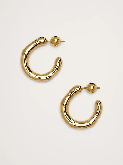 O-Ring Sculpted Earrings