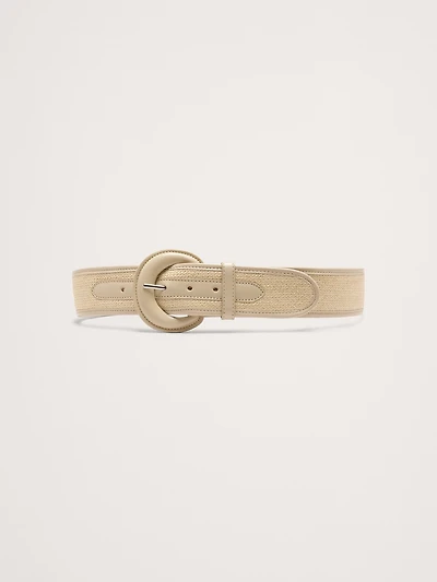 Woven & Leather Belt