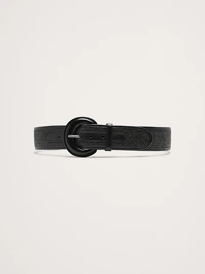 Woven & Leather Belt