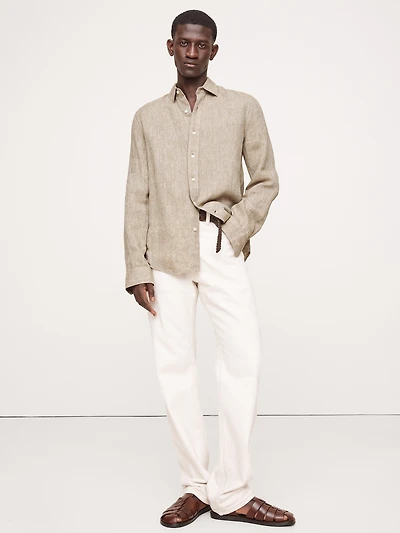 Standard-Fit Linen Shirt