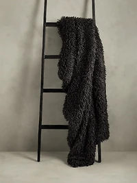 Shag Faux Fur Throw