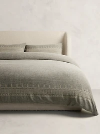 Heirloom Embroidered Linen Duvet Cover