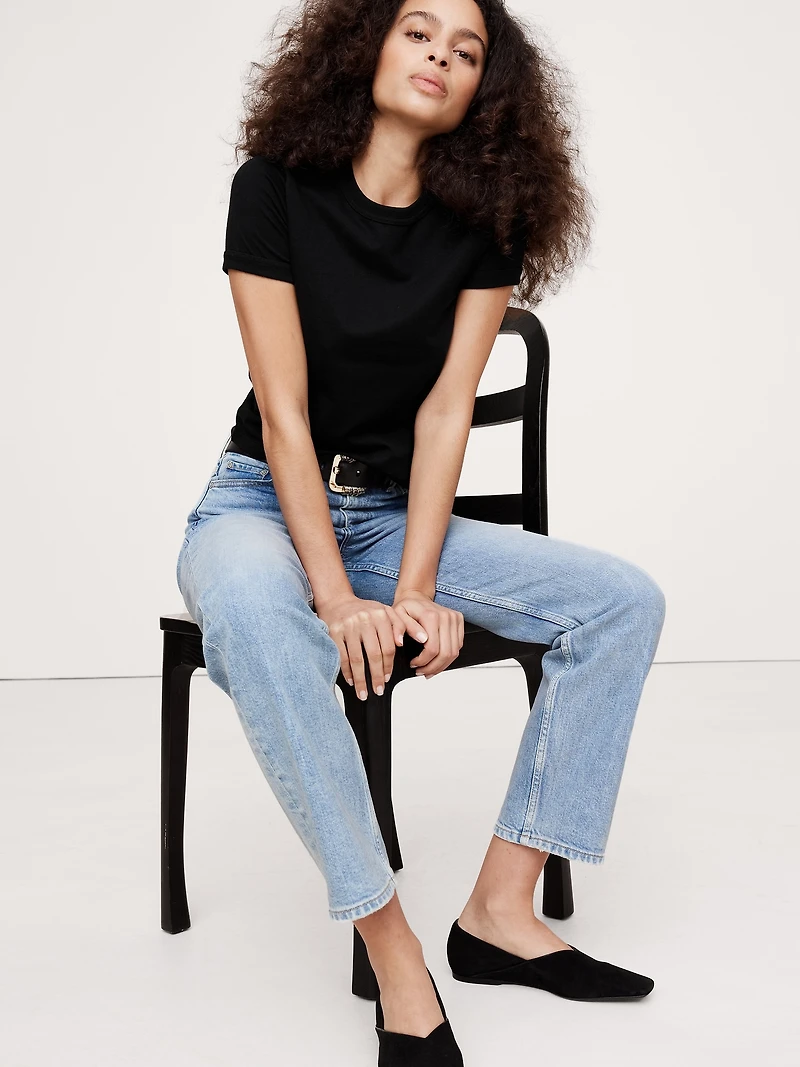 Slim-Fit Vintage Cotton Crew-Neck T-Shirt