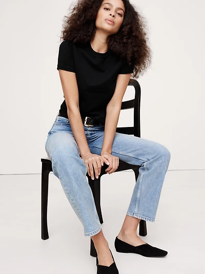 Vintage Cotton Crew-Neck T-Shirt