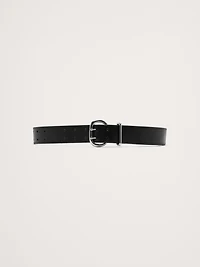 Leather Double-Punch Waist Belt