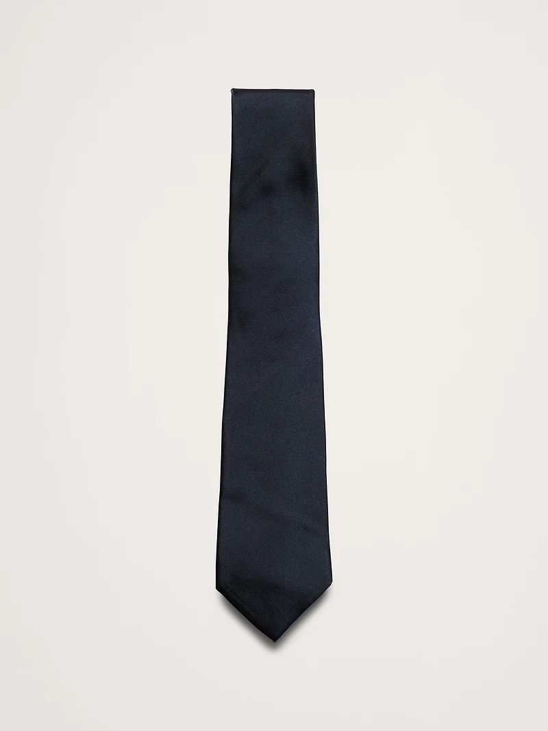 Solid Silk Tie