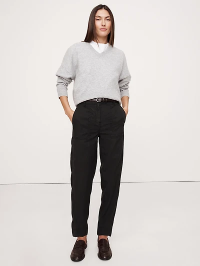 Super-Soft Soma High-Rise Barrel-Leg Pant