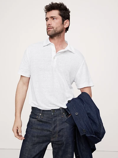 Linen Polo Shirt