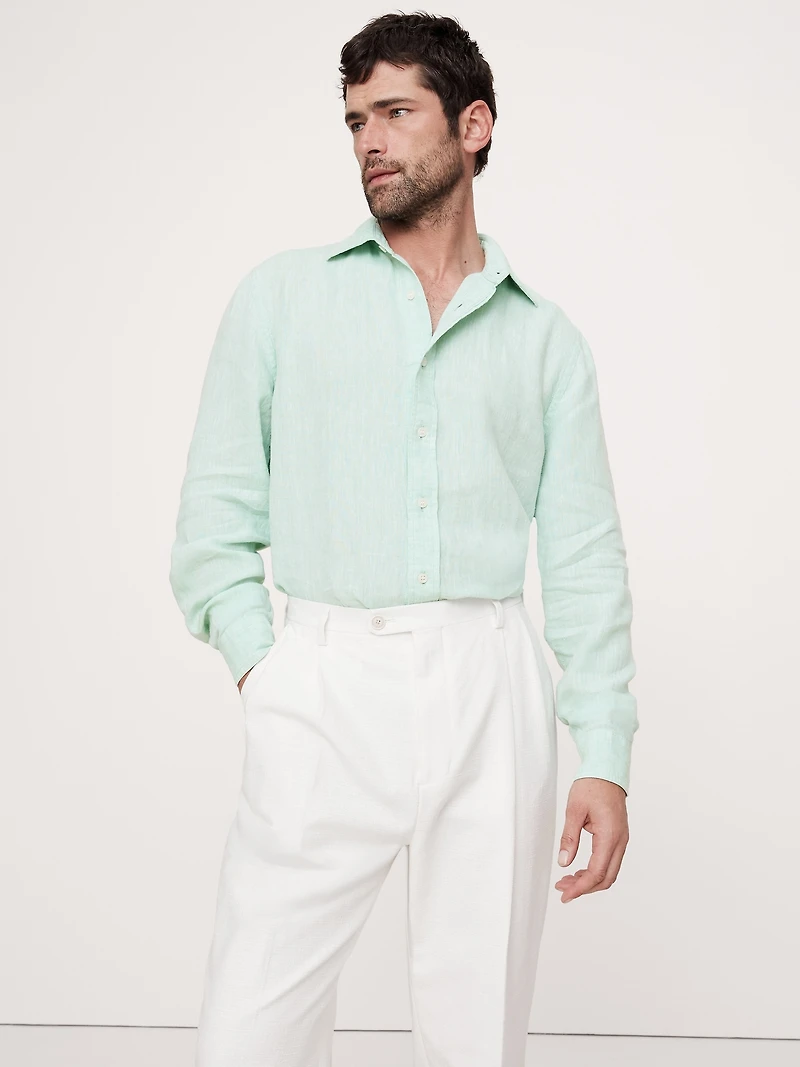 Standard-Fit Linen Shirt