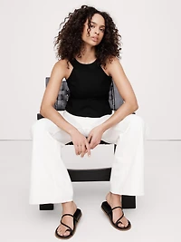 Everywhere Ponte Scoop-Back Top
