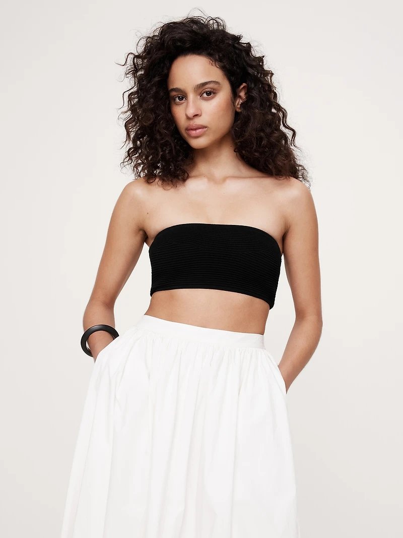 Sculpted Bandeau Top