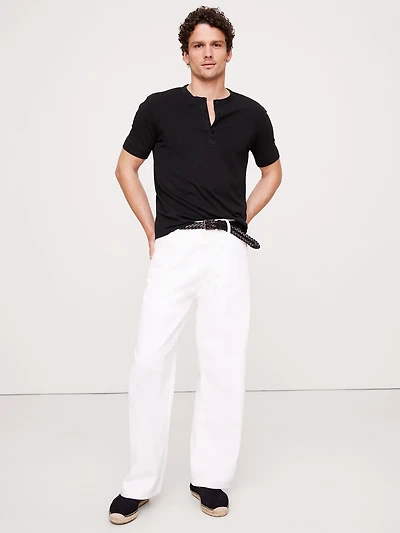 Soft Wash Henley T-Shirt
