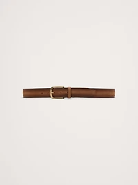 Cinza Nubuck Leather Belt