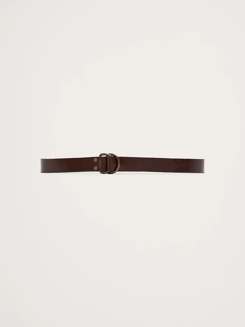 Stinson Leather D-Ring Belt