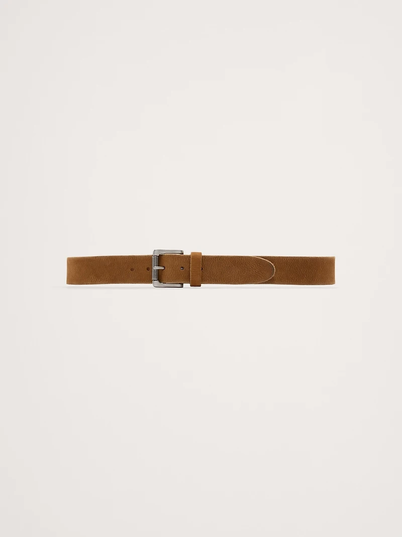 Marin Nubuck Leather Belt