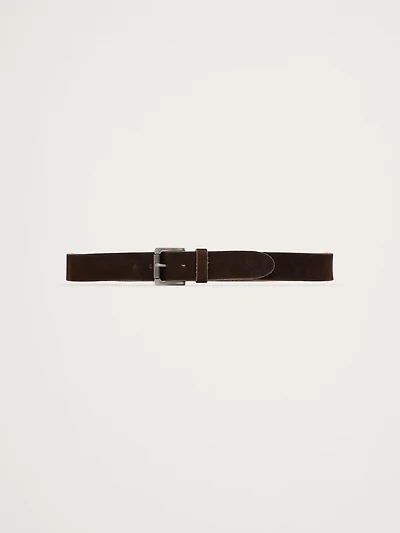 Marin Nubuck Leather Belt