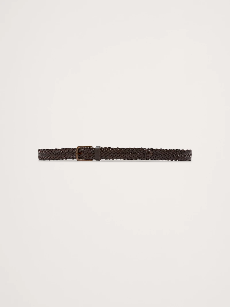 Tamalpais Braided Leather Belt