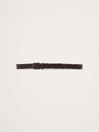 Tamalpais Braided Leather Belt