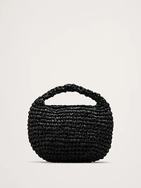 Micro Slouch Straw Bag by Hat Attack