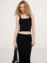 Crinkle Knit Tank