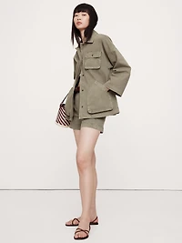 Washed Cotton Chore Jacket